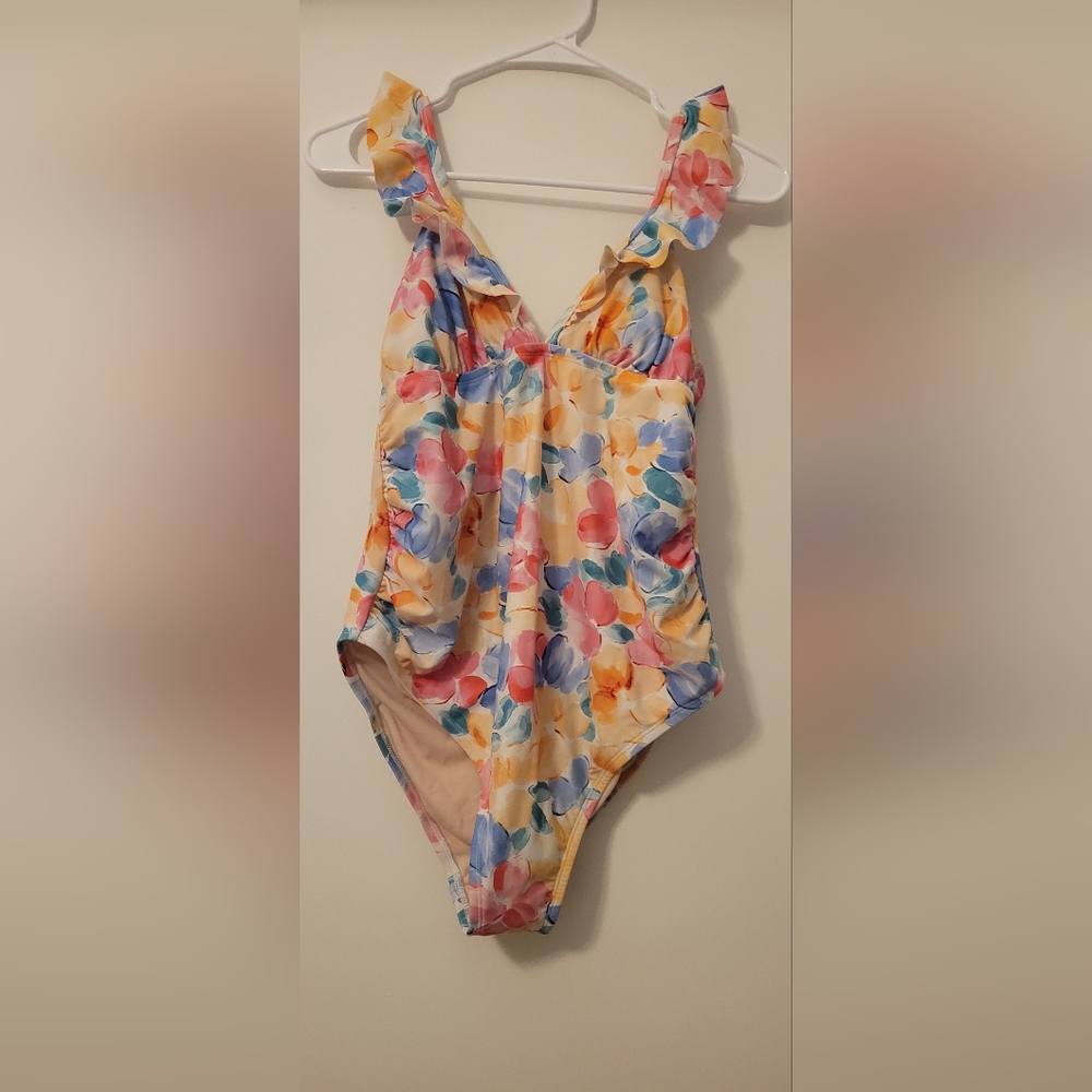 Isabel Maternity Bathing Suit - floral - size medium